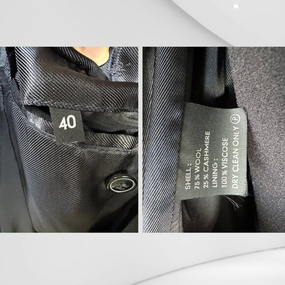 HOUSE OF SCOTLAND - Regent Street LondonW1 - Wool & Cashmere Size 40 - Dark Blue - Picture 5 of 5